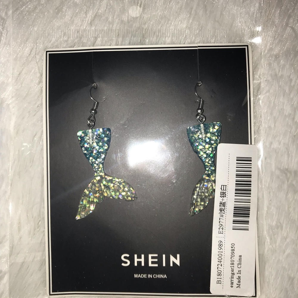Mermaid tail earrings